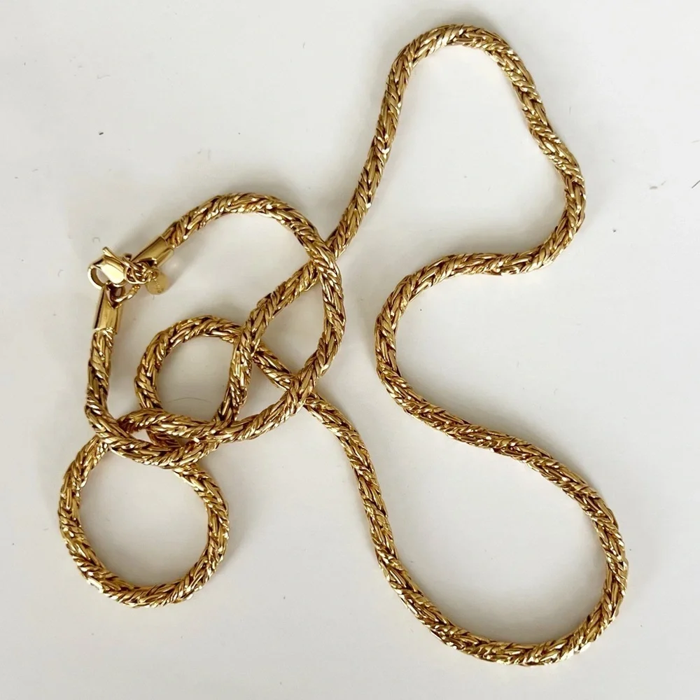 Monet Gold Rope Tied Necklace - Picture 8 of 8